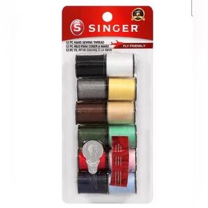 Singer Beginner’s Sewing Kit 12 Colors USED ONCE